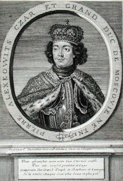 Peter I (1672-1725) von Etienne Jehandier Desrochers