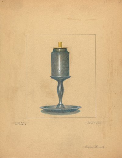 Zinnlampe von Eugene Barrell