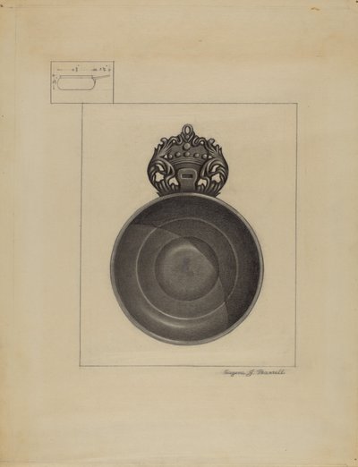 Zinnschüssel von Eugene Barrell