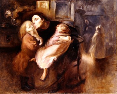 Studie für Mutterschaft von Eugène Carrière