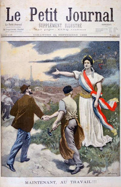 Jetzt, mit Arbeit!!!, 1899 von Eugene Damblans
