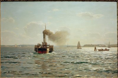 Die Ostsee bei Flensburg von Eugene Gustav Dücker
