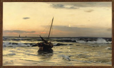 Sonnenuntergang am Meer von Eugene Gustav Dücker