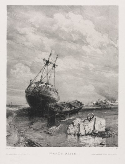 Sechs Marines: Ebbe von Eugene Isabey