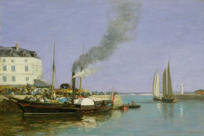 Honfleur, 1854-57 von Eugene Louis Boudin