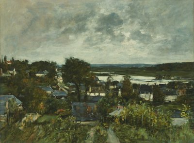 Die Touques bei Deauville, 1883 von Eugene Louis Boudin