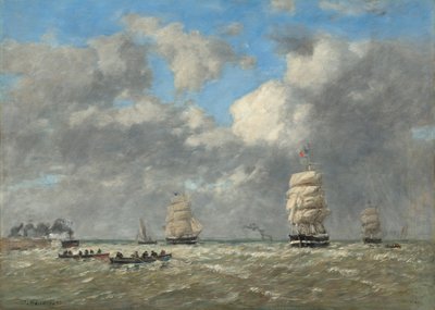 Le Havre, 1883 von Eugene Louis Boudin