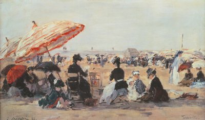 Der Strand von Eugene Louis Boudin