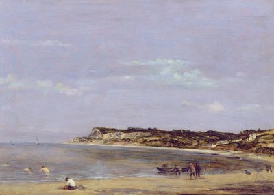 Die Küste bei La Heve, 1856 von Eugene Louis Boudin