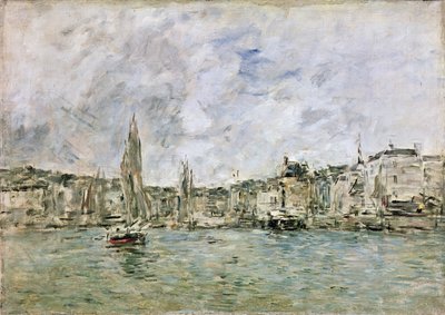 Der Hafen von Honfleur, 1896 von Eugene Louis Boudin