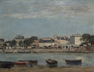 Der Hafen von Trouville, ca. 1888-95 von Eugene Louis Boudin