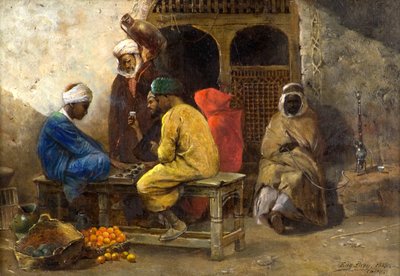 Ein arabischer Markt von Eugene Pavy