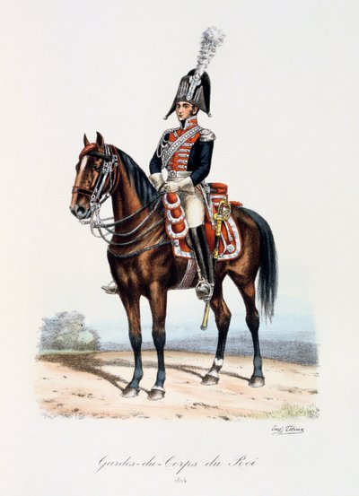 Gardes-du-Corps de Roi, 1814 von Eugene Titeux