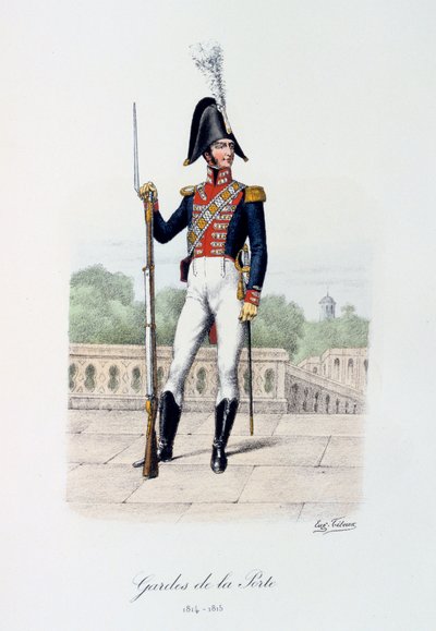 Gardes de la Porte, 1814-15 von Eugene Titeux