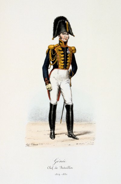 Génie, Chef de Bataillon, 1814-30 von Eugene Titeux