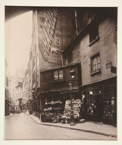 Rue Galande, Paris von Eugène Atget