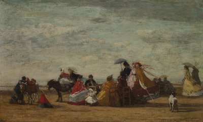 Strandszene von Eugène Boudin