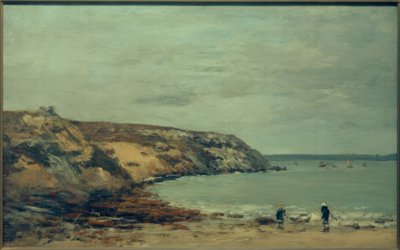 Rade de Brest. Küste von Bindy von Eugene Louis Boudin