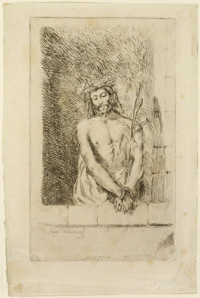 Christus mit dem Rohr von Eugène Delacroix