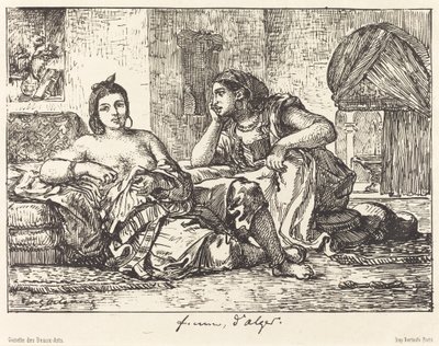 Frauen von Algier von Eugène Delacroix
