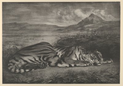 Königlicher Tiger, 1829 von Eugène Delacroix