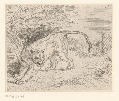 Tiger von Eugène Delacroix