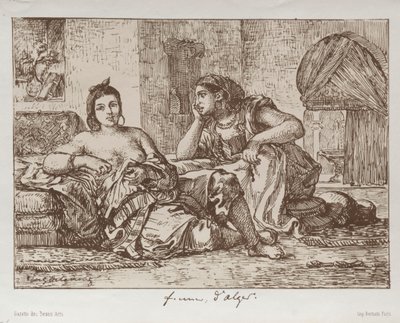 Frauen von Algier von Eugène Delacroix