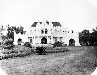 Raden Salehs Haus, Cikini, Java, um 1872 von European Photographer