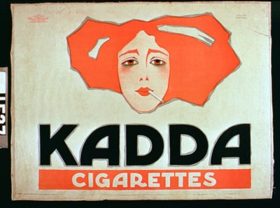 Werbung für Kadda Zigaretten von European School