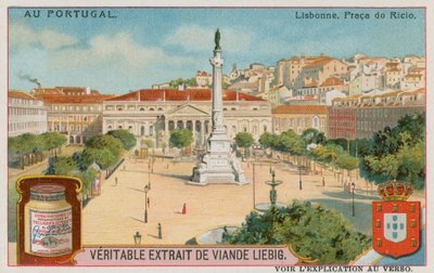 Lissabon, der Praca do Rossio von European School