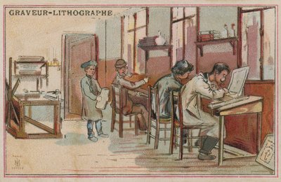 Lithografen von European School