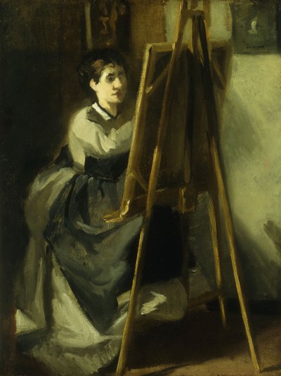 Die junge Schülerin, ca. 1870 von Eva Gonzalès