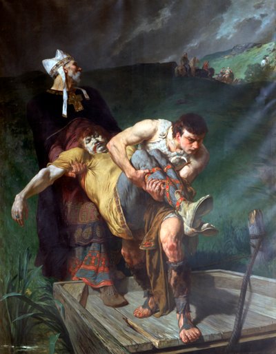 Die Toten tragen, um 1842-1896 von Evariste Vital Luminais
