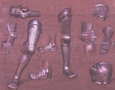 Studie einer Rüstung, Nr. 1 von Evelyn De Morgan