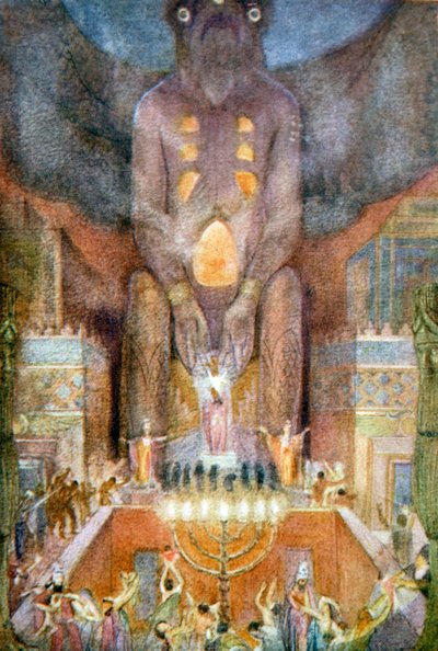 Opferung an Bel (1916) von Evelyn Paul