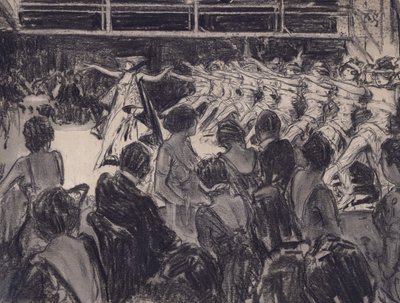 Kabarettszene von Everett Shinn