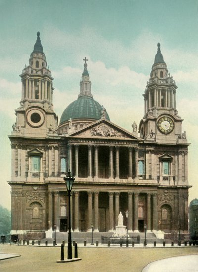 St. Pauls Kathedrale, um 1900 von Eyre and Spottiswoode