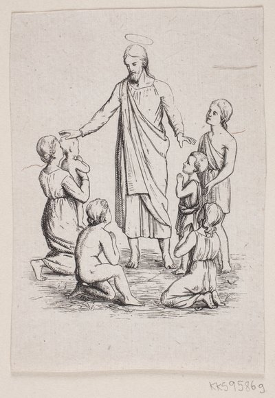 Christus und die kleinen Kinder von F. Hendriksen