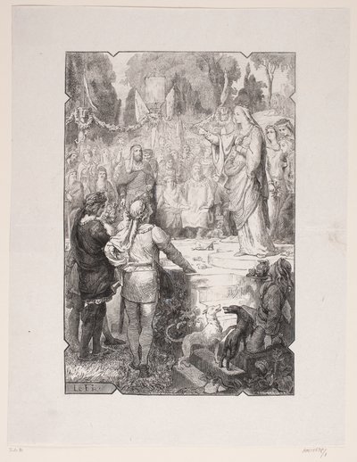 Der Liebeshof in Narbonne von F. Hendriksen