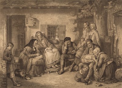Sonntag in den Hinterwäldern von Kanada, 1886 von F Lefrancq