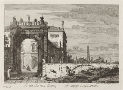 Das Alter, das nicht verzehrt... von Fabio Berardi after Canaletto
