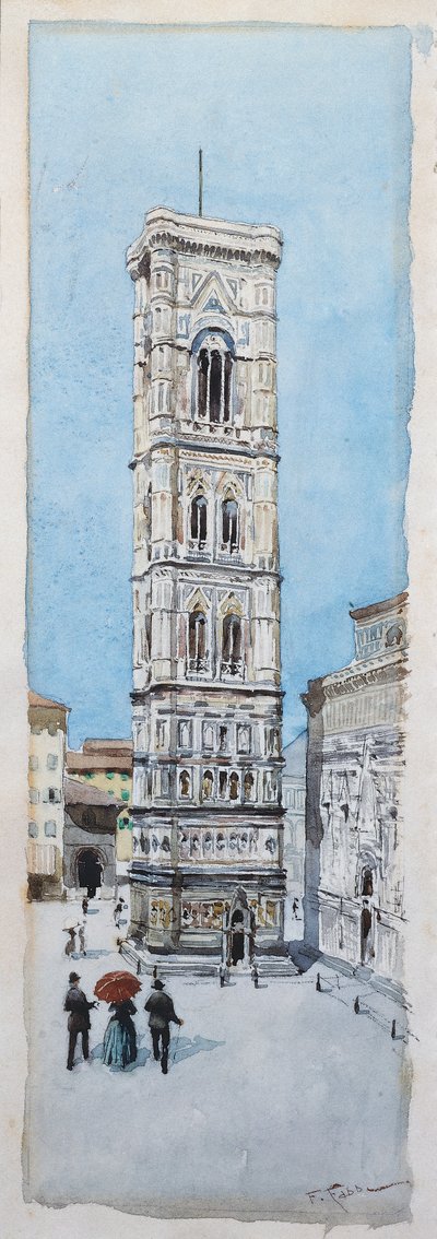 Spaziergang auf der Piazza Duomo in Florenz von Fabio Fabbi