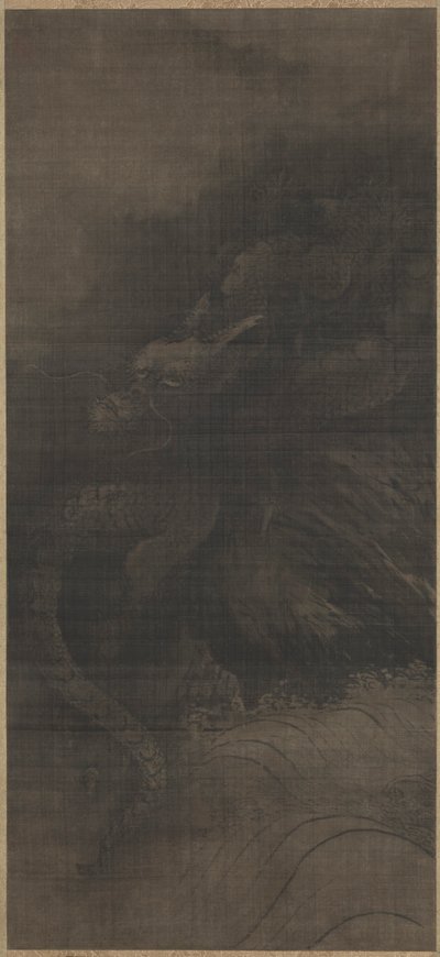 Drache und Tiger, ca. 1250-1279 von Fachang Muqi