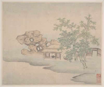 Landschaften, datiert 1646 von Fan Qi
