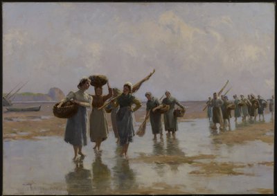 Frauen am Strand, 1897 von Farquhar McGillivray Knowles