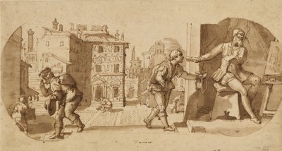 Episode aus dem Leben von Taddeo Zuccaro von Federico Zuccaro