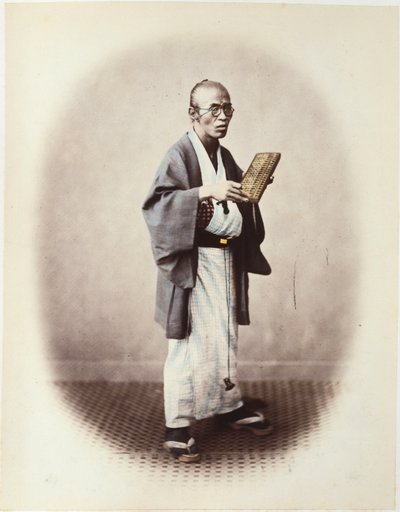 Ein Schreiber, ca. 1868 von Felice Beato