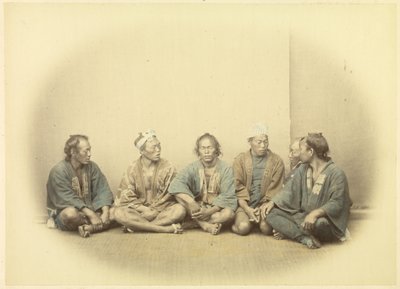 Eine Gruppe japanischer Vertragsarbeiter von Felice Beato