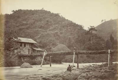 Brücke bei Mayonashi von Felice Beato