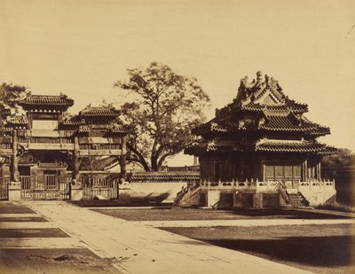 Kaiserlicher Winterpalast, Peking, 29. Oktober 1860 von Felice Beato